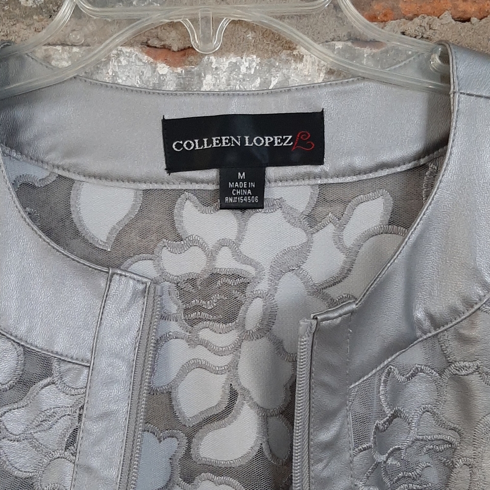 Gray lace jacket